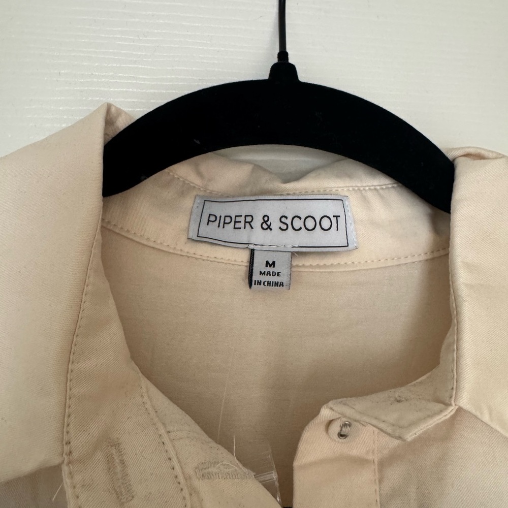 Piper & Scoot Leda Tiered Dress MEDIUM - Picture 2 of 5